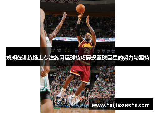 姚明在训练场上专注练习运球技巧展现篮球巨星的努力与坚持