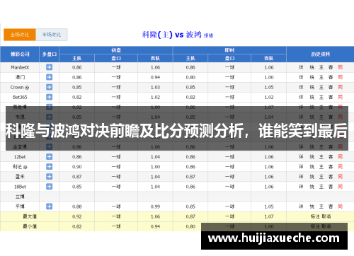 科隆与波鸿对决前瞻及比分预测分析，谁能笑到最后