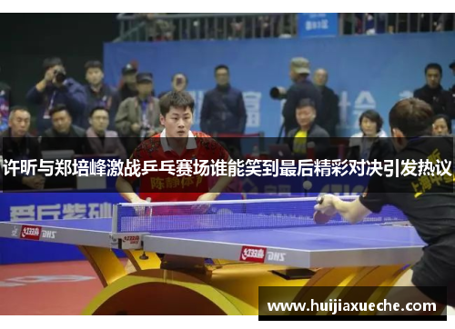 许昕与郑培峰激战乒乓赛场谁能笑到最后精彩对决引发热议